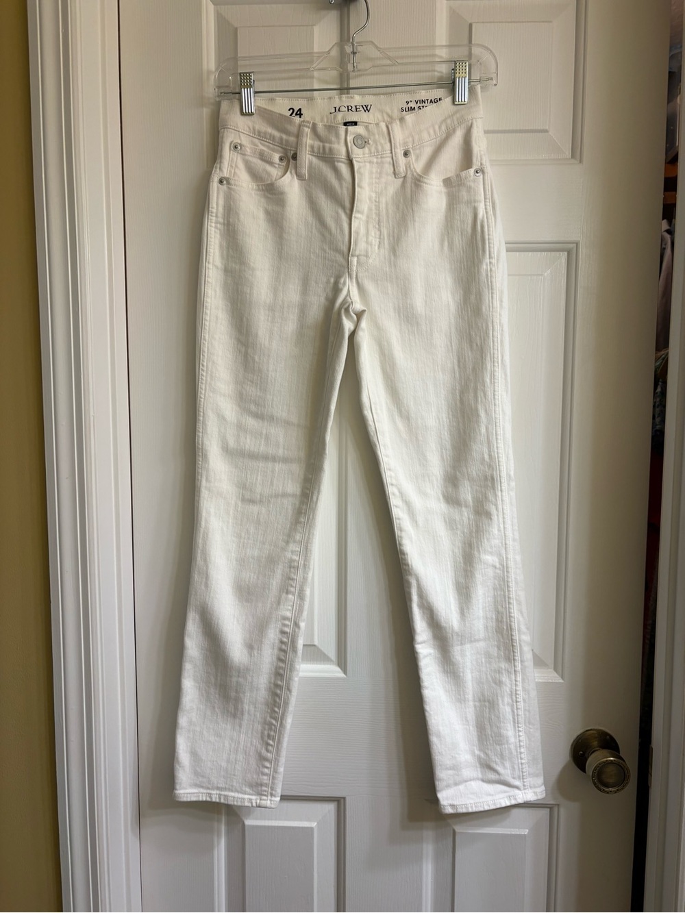 J.Crew Slim White Denim Jeans